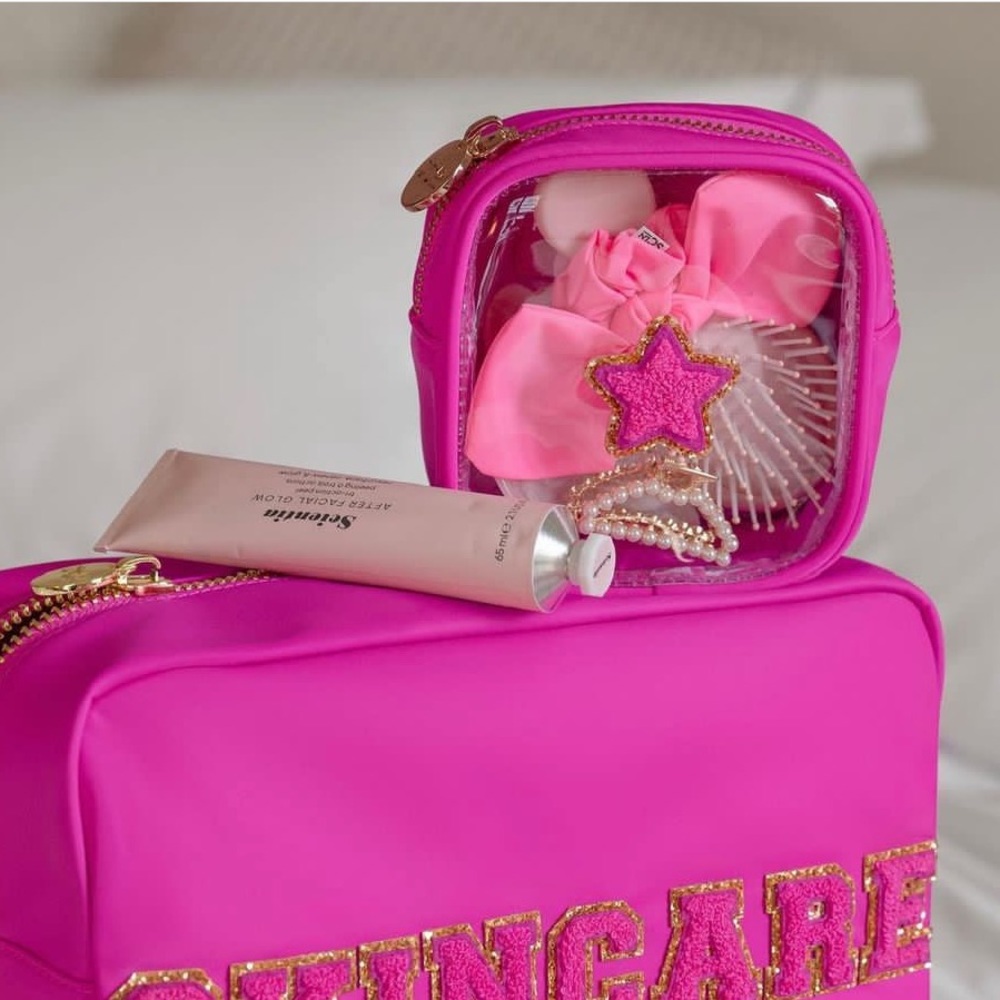 Stoney Clover Lane Fuchsia Mini Drawstring Backpa… - image 5